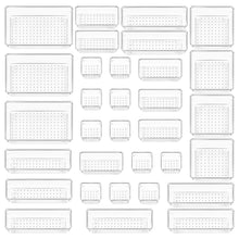 Load image into Gallery viewer, 32 Pcs Drawer Organizer Clear Desk Drawer Dividers