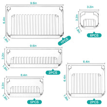 Load image into Gallery viewer, 16 Pcs Drawer Organizers 4 Different Sizes Desk Drawer Dividers