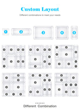 Load image into Gallery viewer, 32 Pcs Drawer Organizer Clear Desk Drawer Dividers