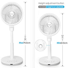 Load image into Gallery viewer, Berssen Standing Pedestal Fan with Remote Control 3D Oscillation