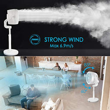 Load image into Gallery viewer, Berssen Standing Pedestal Fan with Remote Control 3D Oscillation