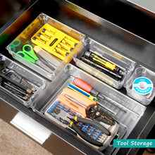 Load image into Gallery viewer, 16 Pcs Drawer Organizers 4 Different Sizes Desk Drawer Dividers