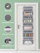 Load image into Gallery viewer, 2 Pcs Over Door Hanging Organizer 5-Shelf Large Pockets