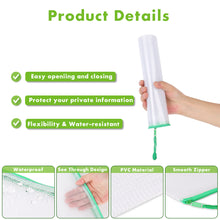 Load image into Gallery viewer, 24pcs Mesh Zipper Pouch Waterproof Zipper Bags A4 Size
