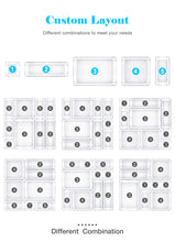 Load image into Gallery viewer, 32 Pcs Drawer Organizer Clear Desk Drawer Dividers
