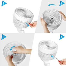Load image into Gallery viewer, Berssen Standing Pedestal Fan with Remote Control 3D Oscillation
