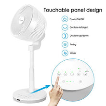 Load image into Gallery viewer, Berssen Standing Pedestal Fan with Remote Control 3D Oscillation
