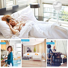 Load image into Gallery viewer, Berssen Standing Pedestal Fan with Remote Control 3D Oscillation
